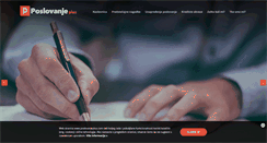 Desktop Screenshot of poslovanjeplus.com